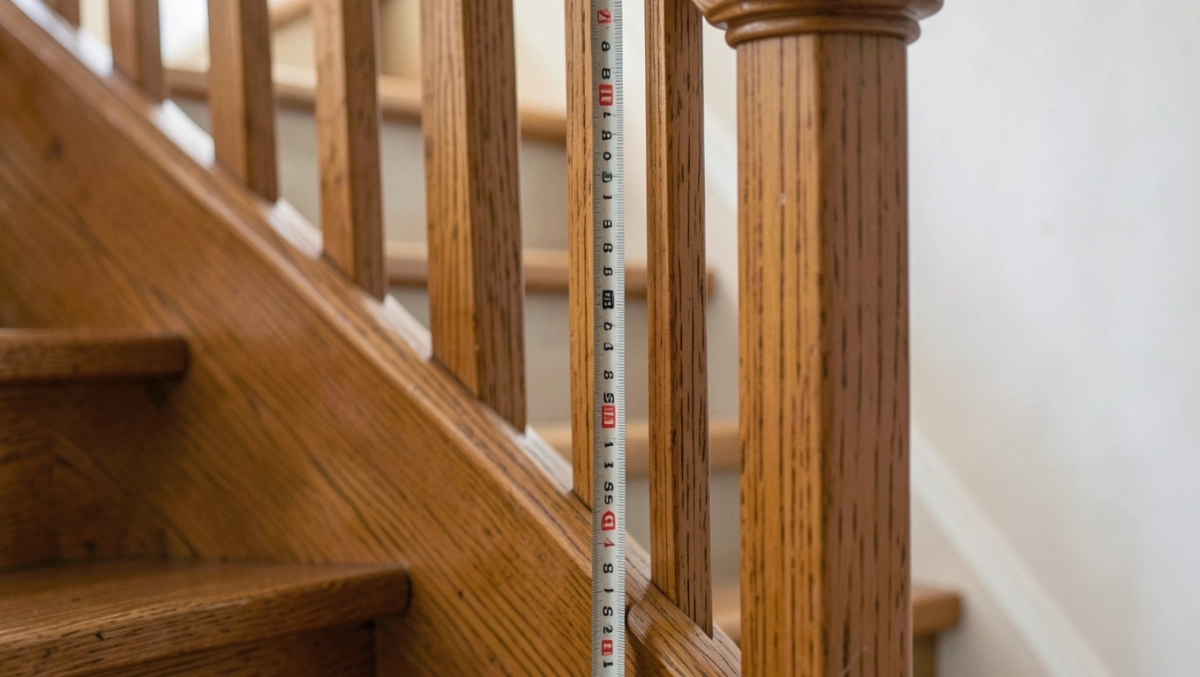 Jak zmierzyć wysokość balustrady schodowej