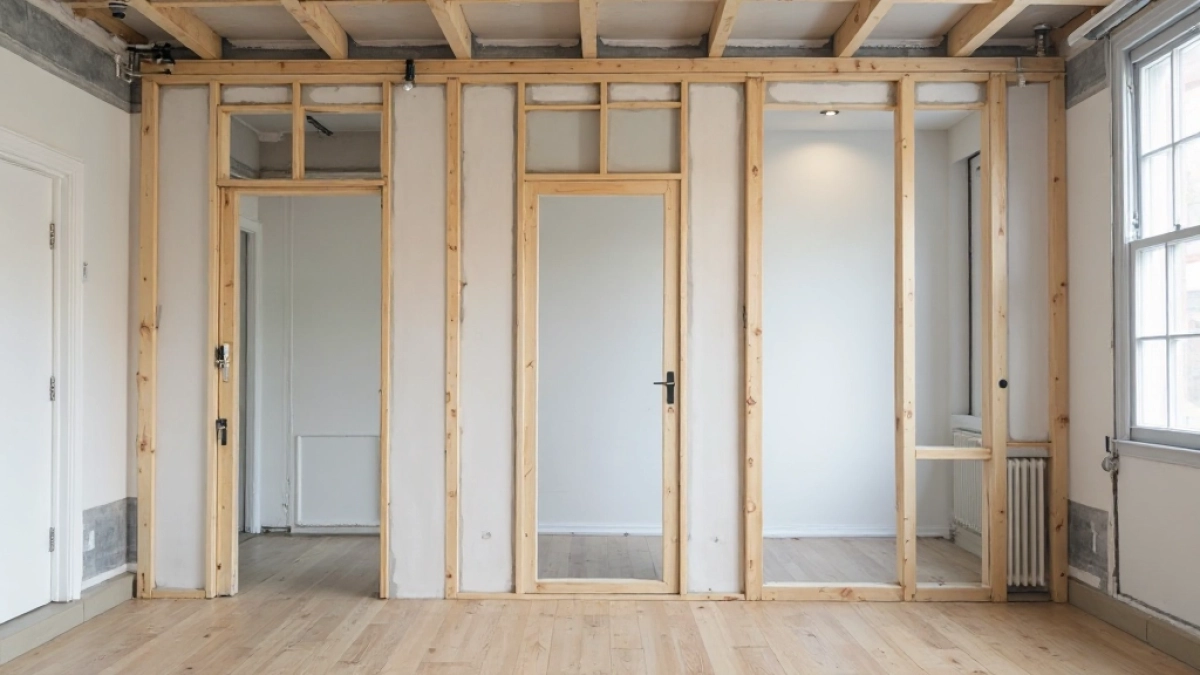 Jak zrobić ściankę działową z drzwiami