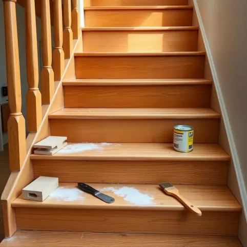 jak wyremontować schody drewniane