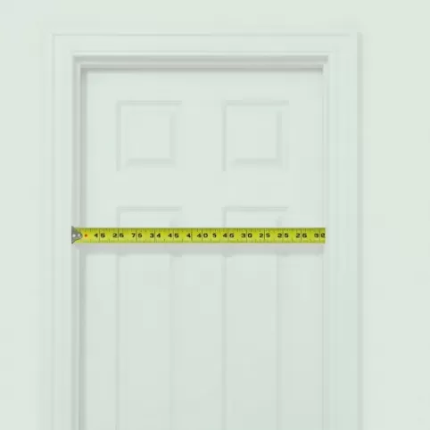 Jak zmierzyć szerokość skrzydła drzwi