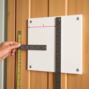 Jak zmierzyć szyld do drzwi