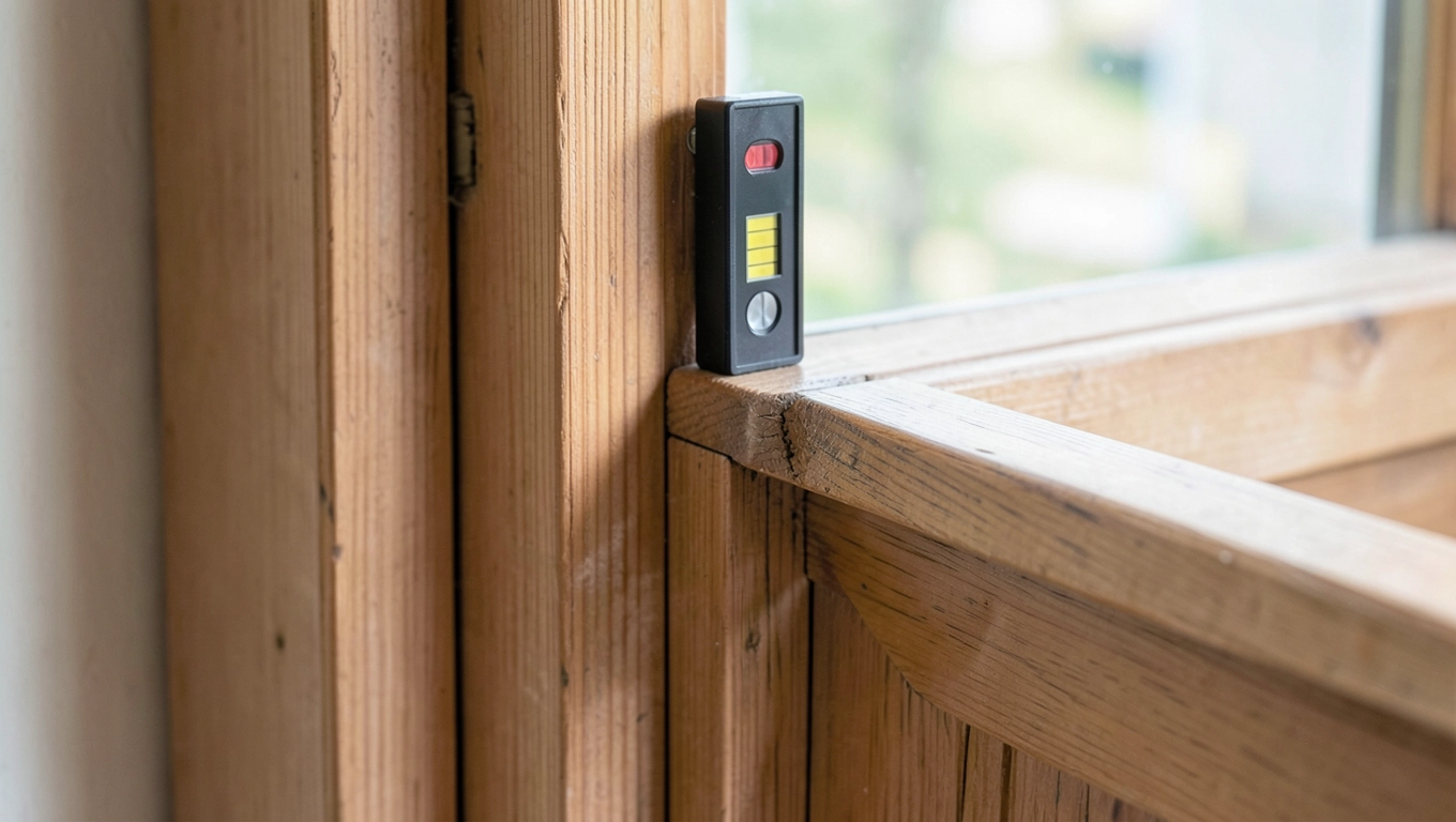 Sprawdź pion ościeżnicy przy samozamykaniu